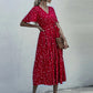 Milan Floral Belted Dress