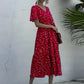 Milan Floral Belted Dress