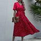 Milan Floral Belted Dress