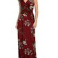 Sleeveless Women Floral Maxi Dress