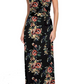 Sleeveless Women Floral Maxi Dress