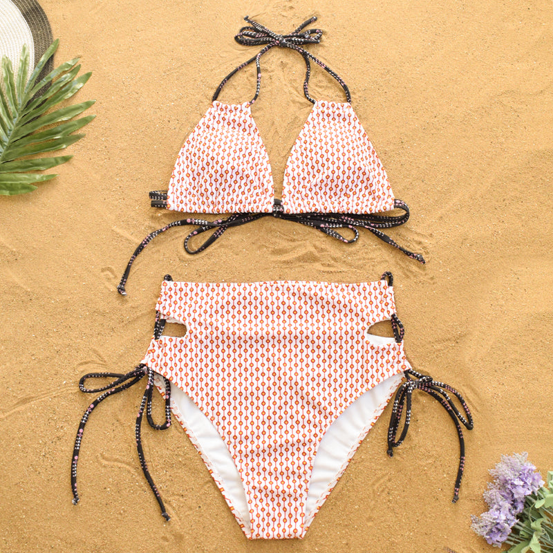 DOUBLE STRAPS TRIANGLE BIKINI