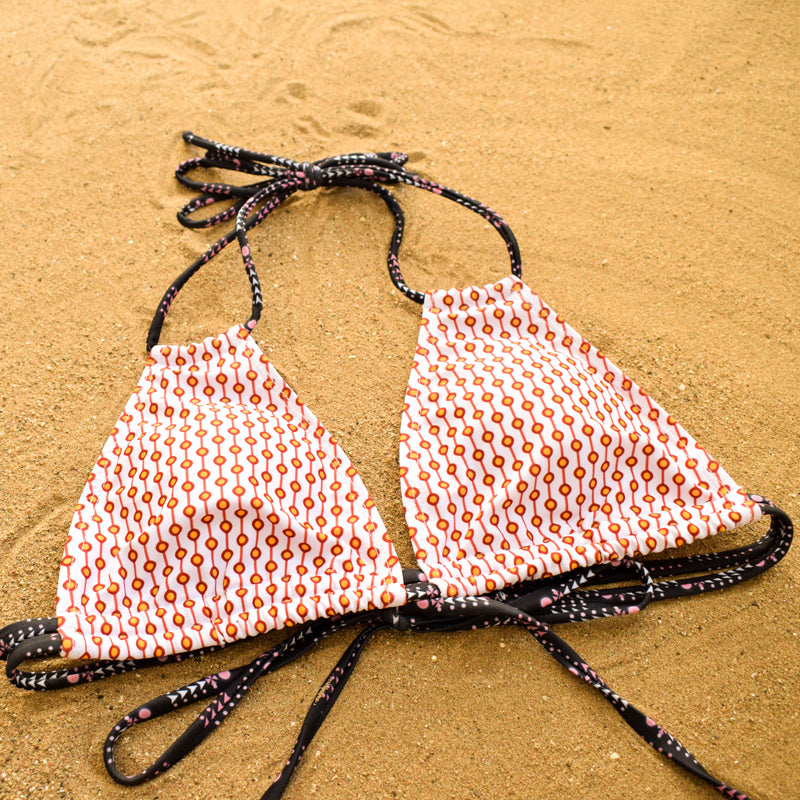 DOUBLE STRAPS TRIANGLE BIKINI