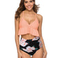RUFFLE HIGH WAISTED V-NECK  BIKINI