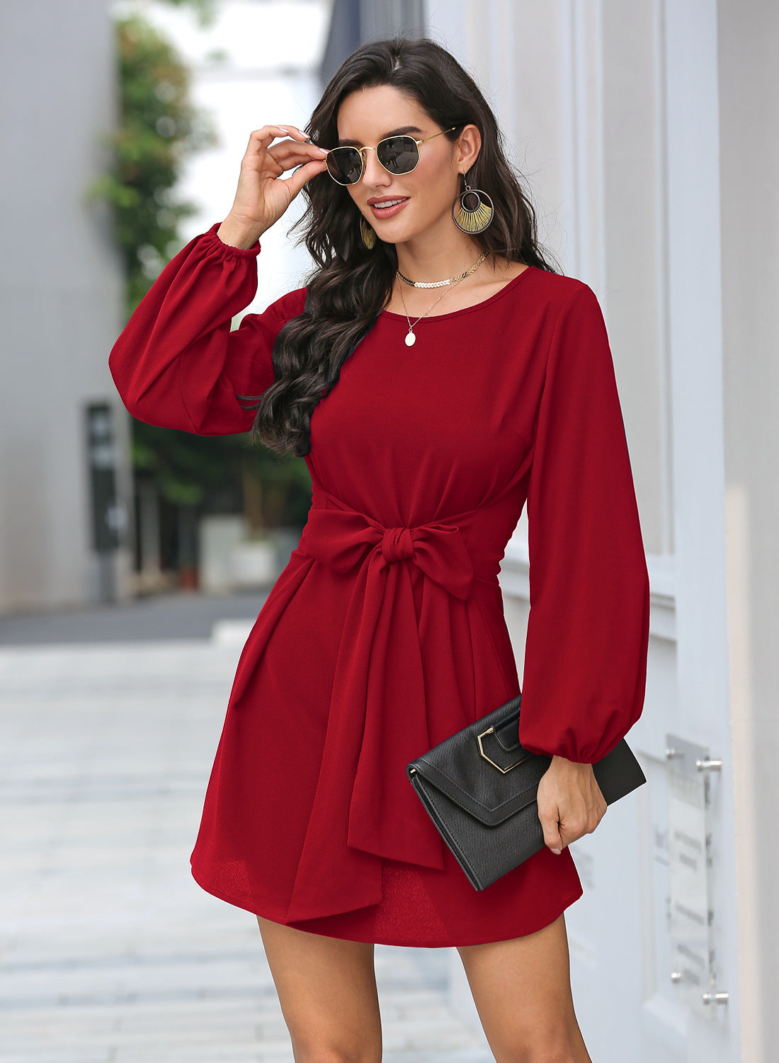 Long Sleeve Mini Dress