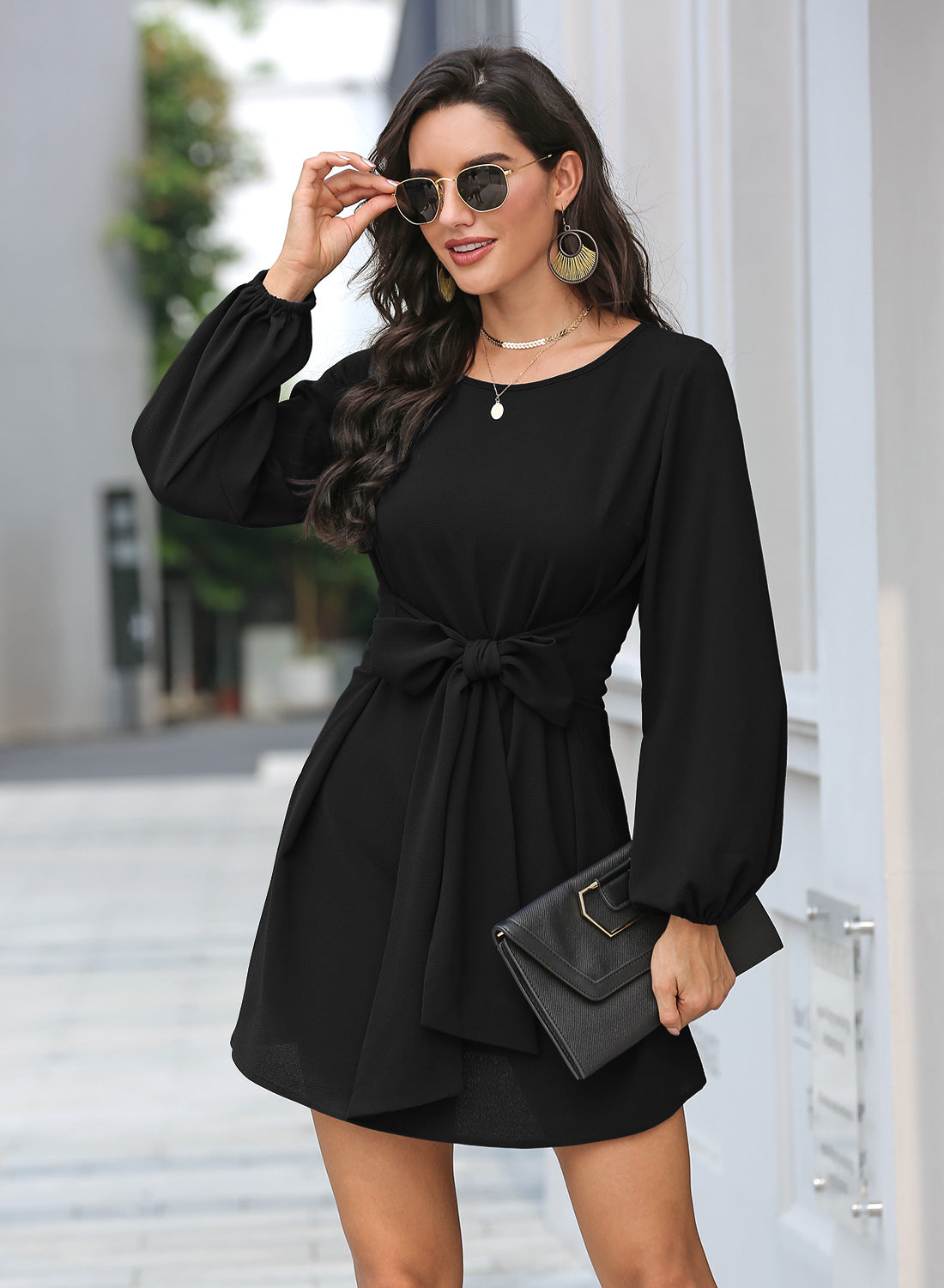 Long Sleeve Mini Dress