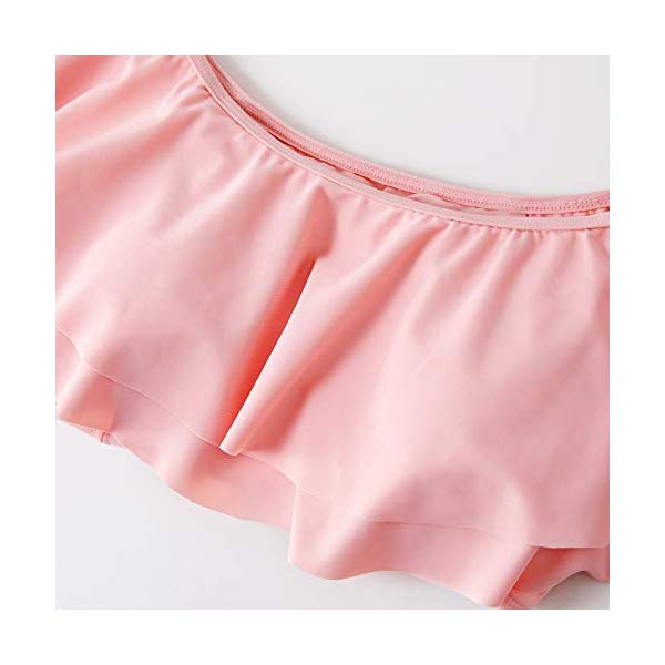 HIGH WAIST RUFFLE PINK BIKINI