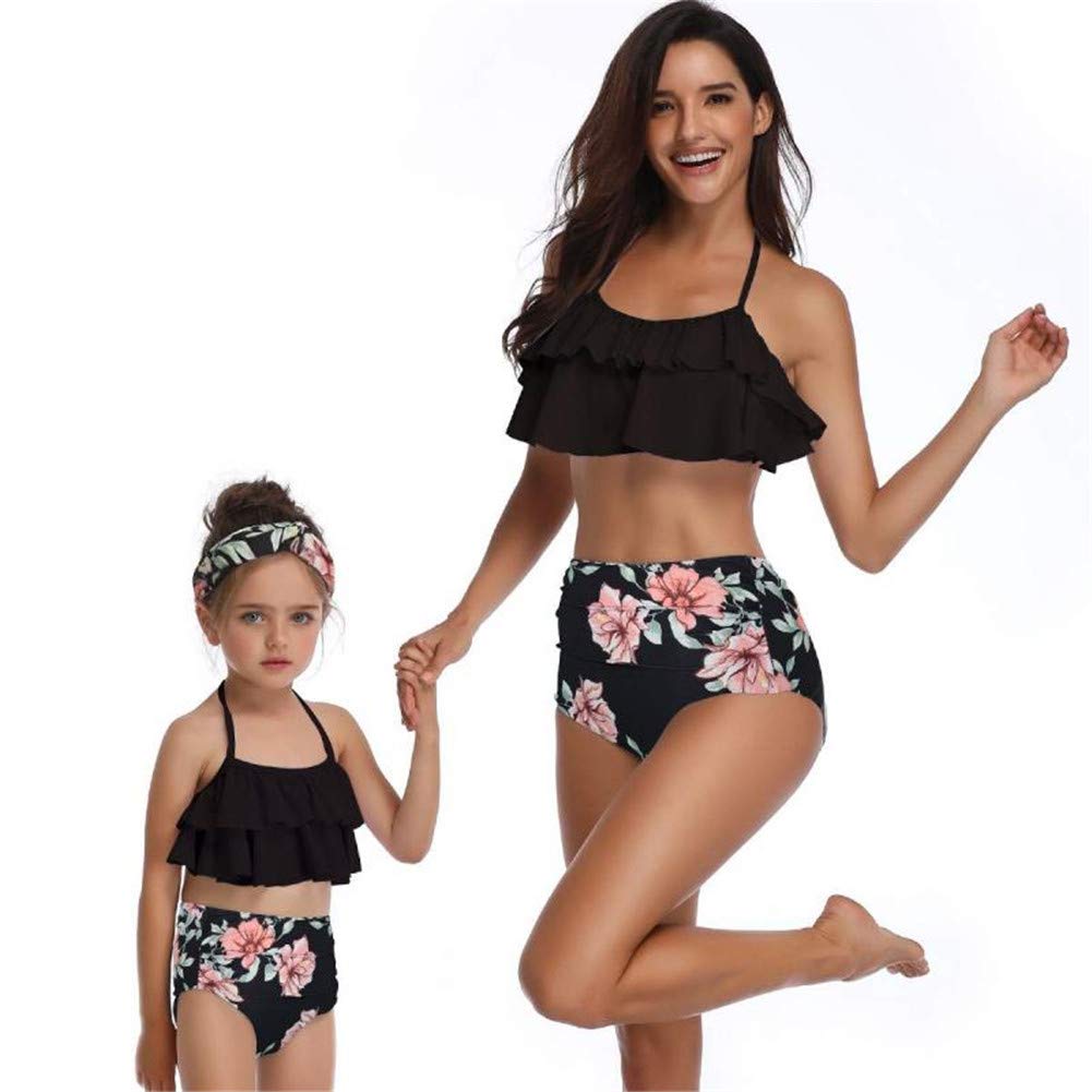 Ruffle Halter High Waisted Bikini