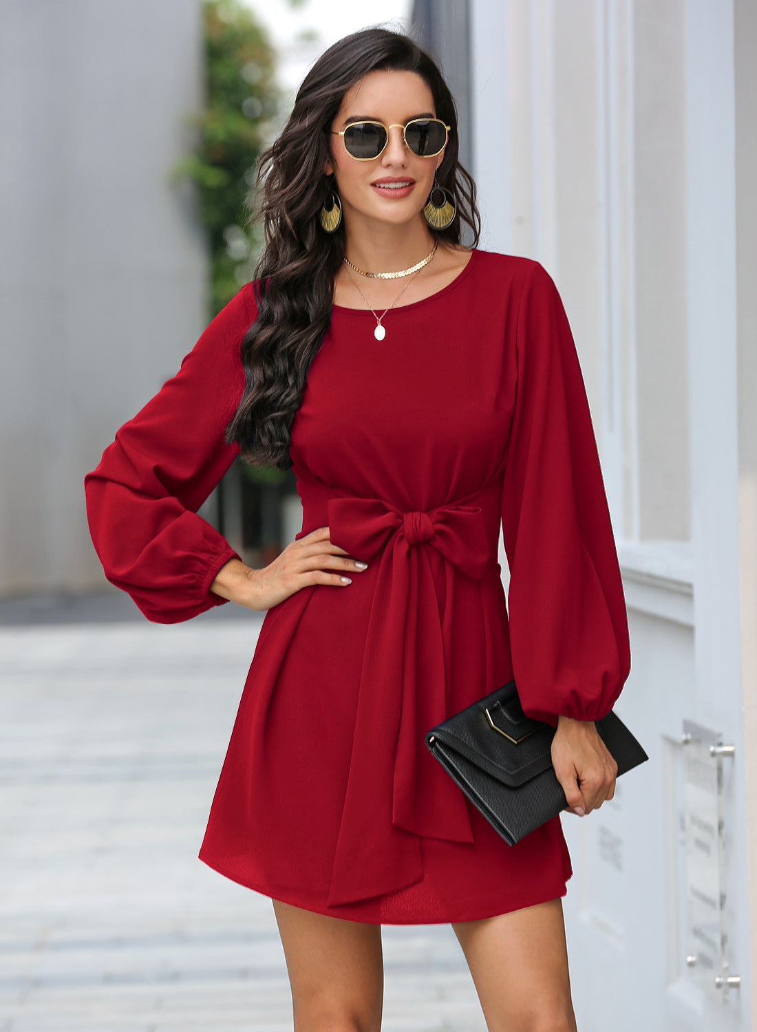 Long Sleeve Mini Dress