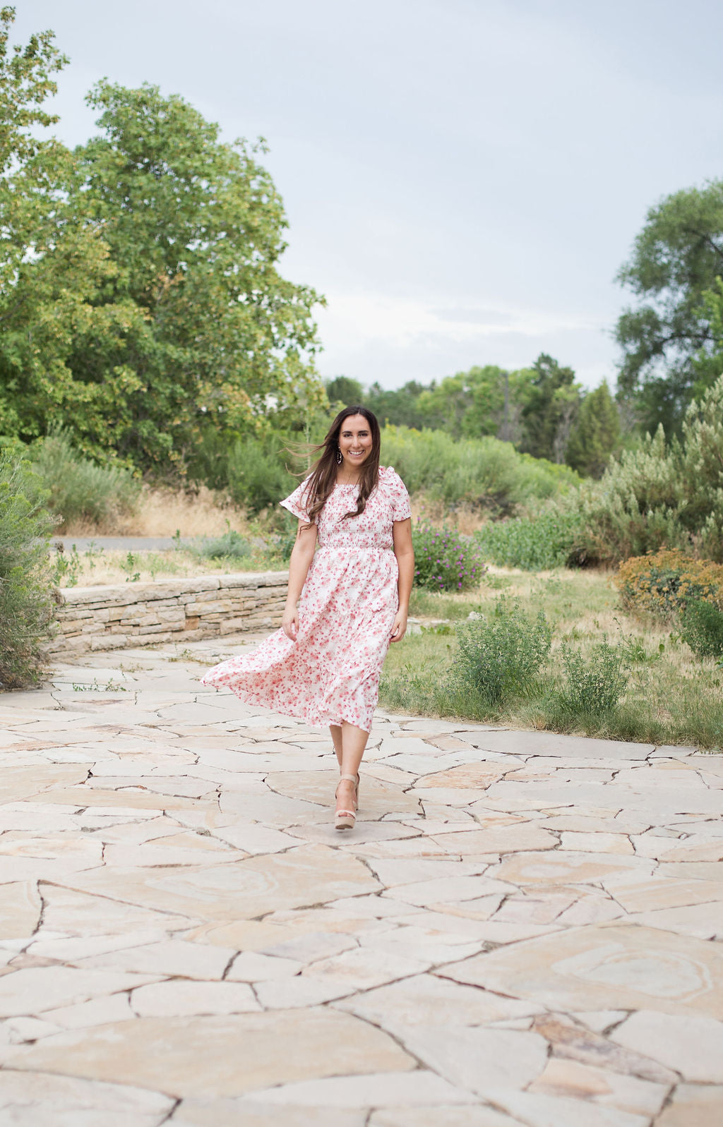 Oana Floral Midi Dress