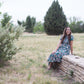 Mira Smoked Floral Midi Dress