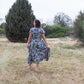 Mira Smoked Floral Midi Dress