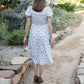 Ella Midi Blue Floral Dress