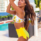 SUNFLOWER STRAPPY BIKINI Swimsuit