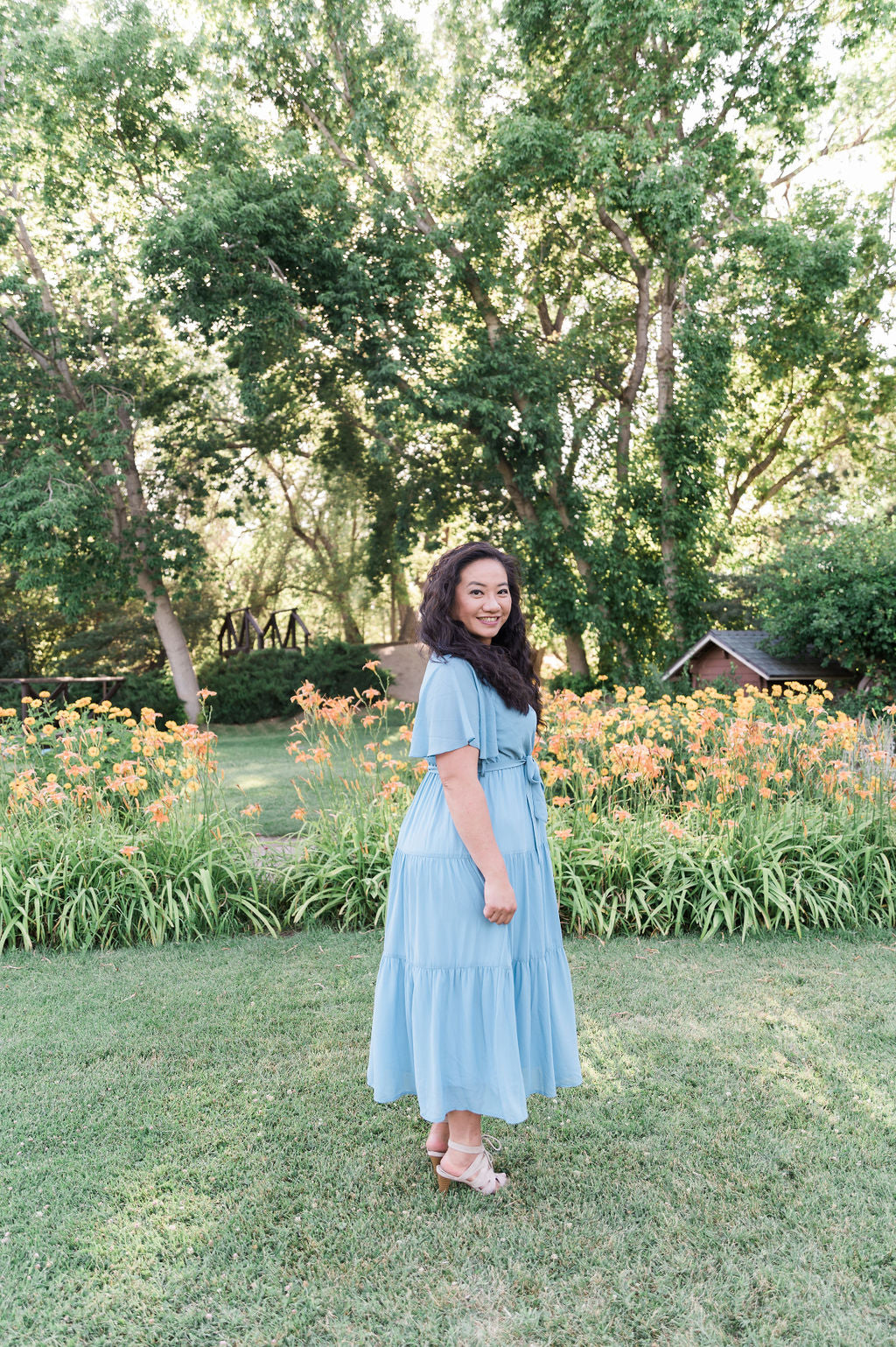 Amber Midi Solid Dress