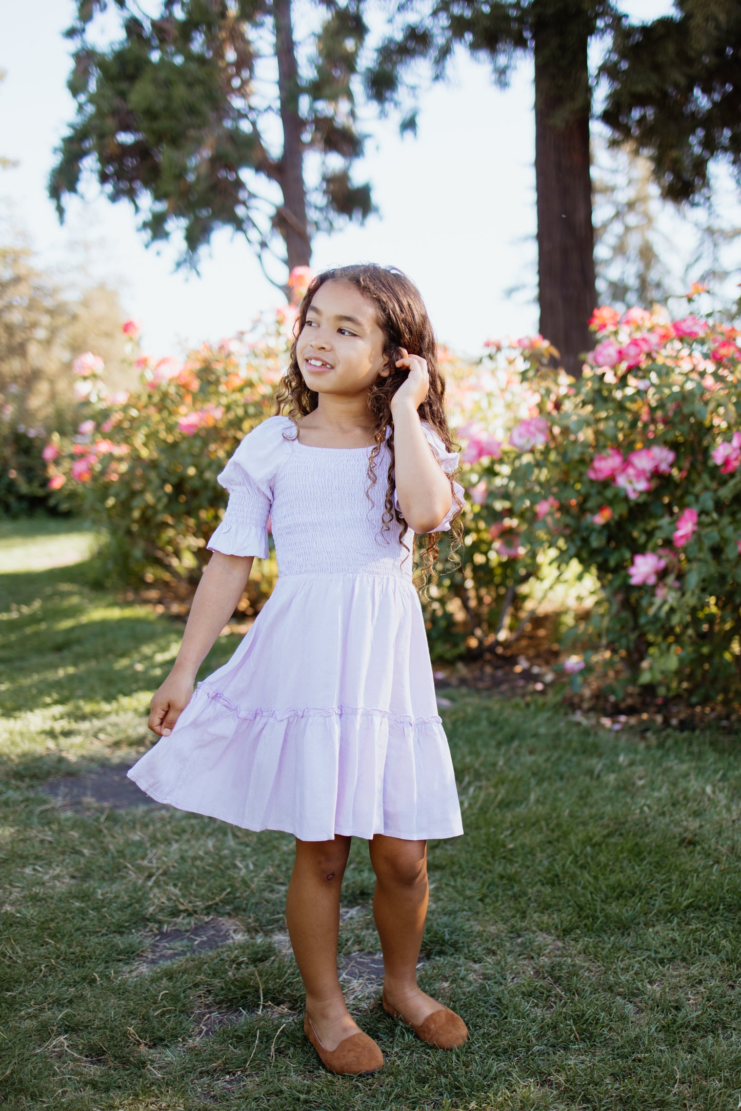 Nicolette Girl Jacquard Dress