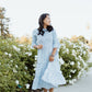 Dahlia Floral Midi  Dress