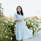 Dahlia Floral Midi  Dress
