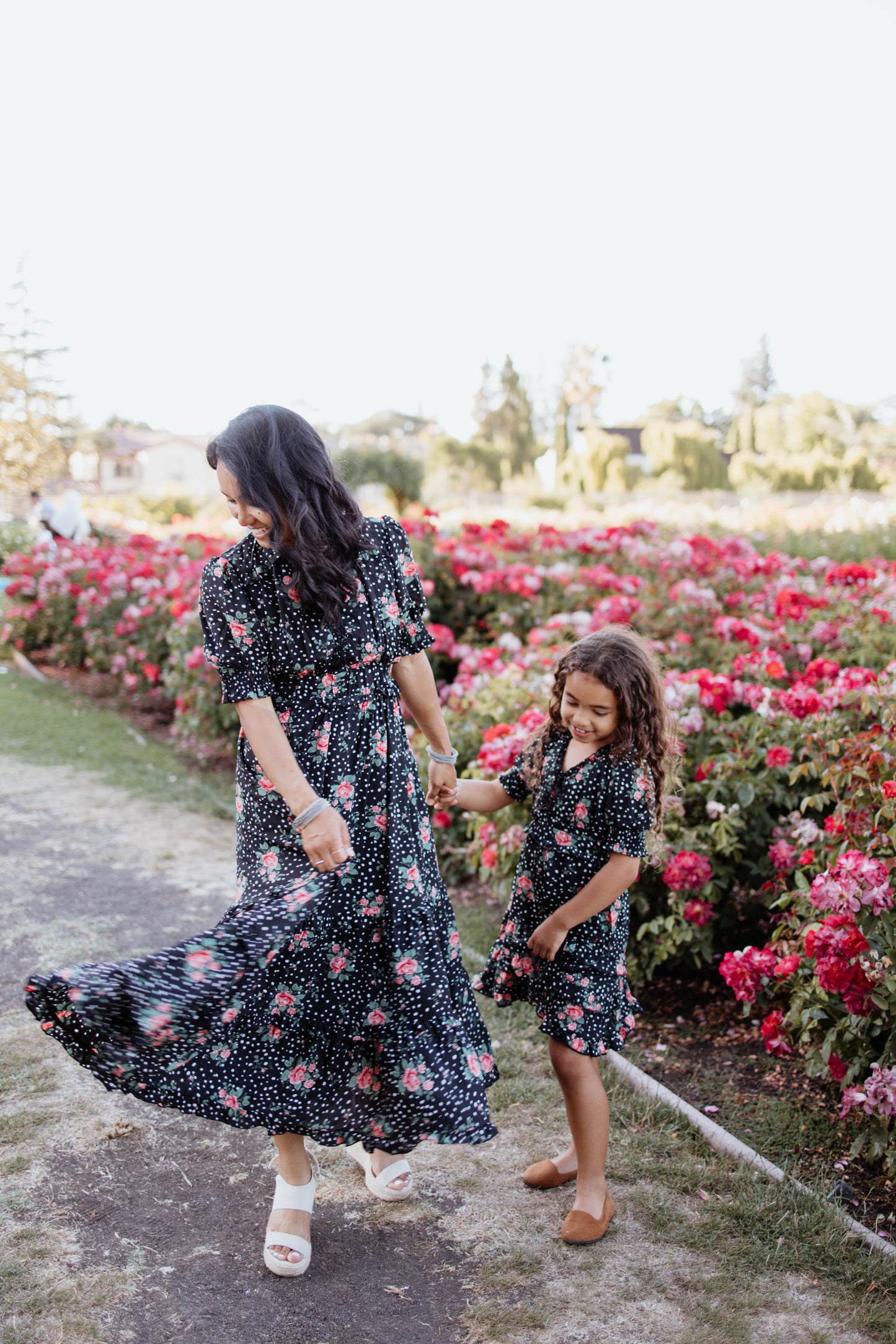 Sienna Black Floral  Maxi Dress