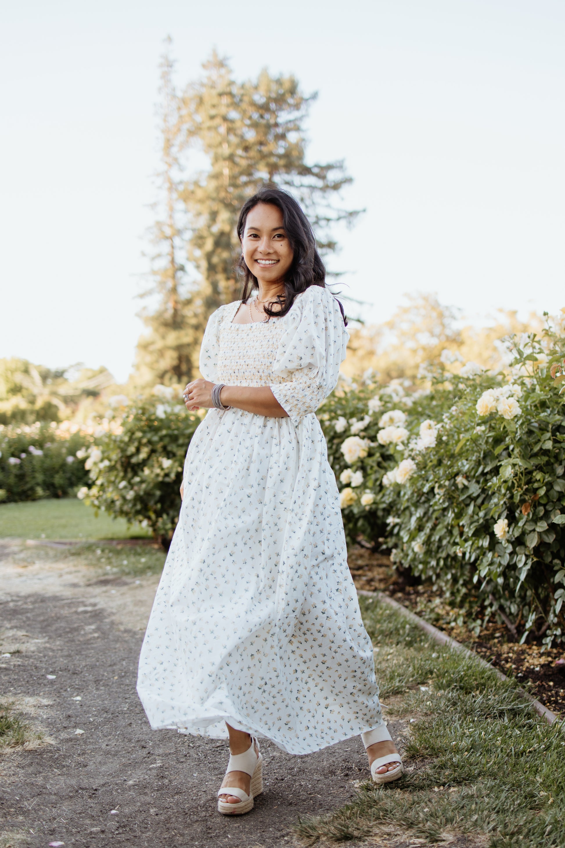Sofia Embroidered Floral Dress - Small Sofia Embroidered Floral Dress - Small