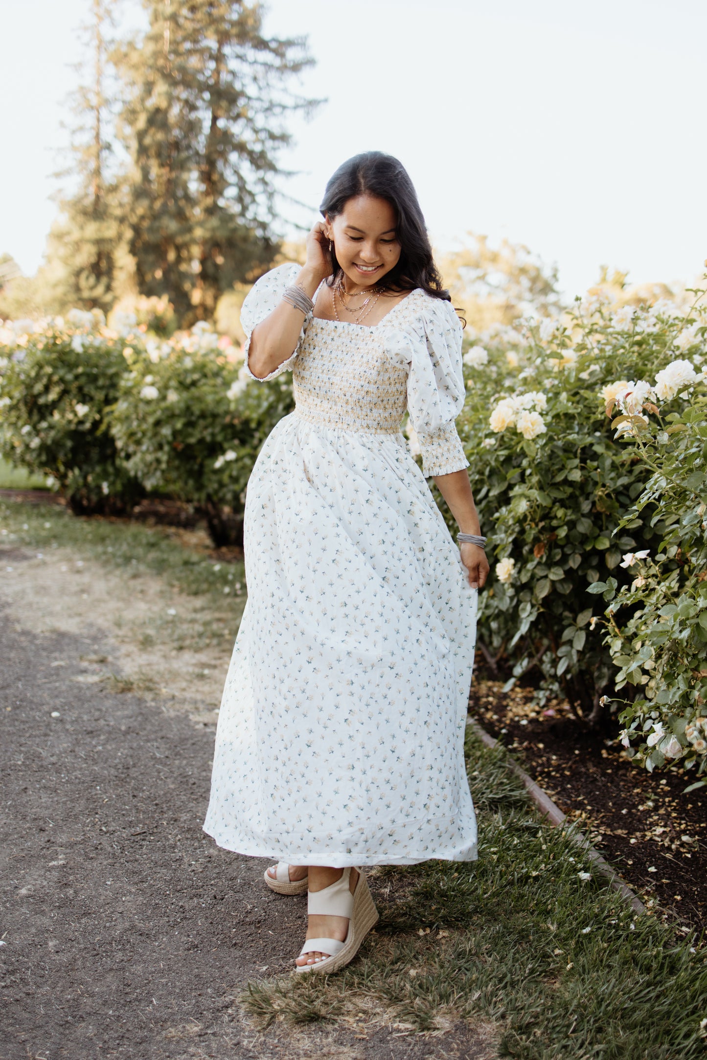 Sofia Embroidered Floral Dress