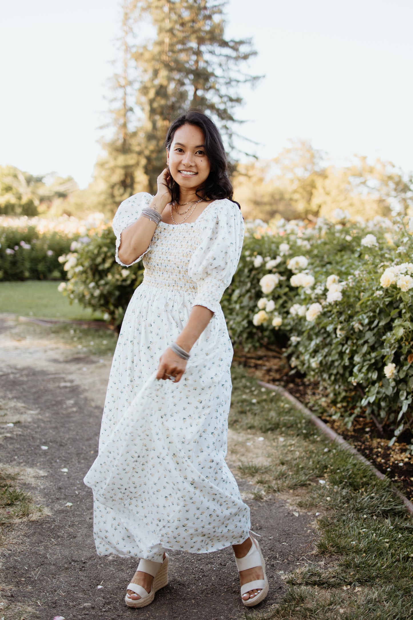 Sofia Embroidered Floral Dress