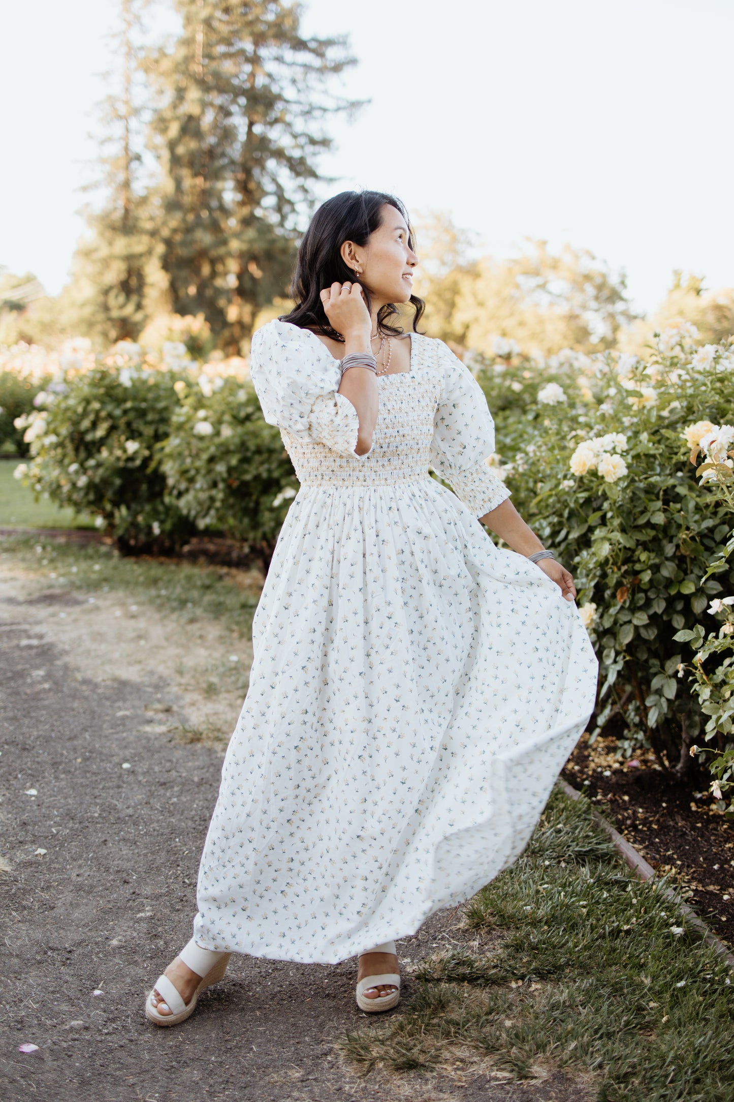 Sofia Embroidered Floral Dress