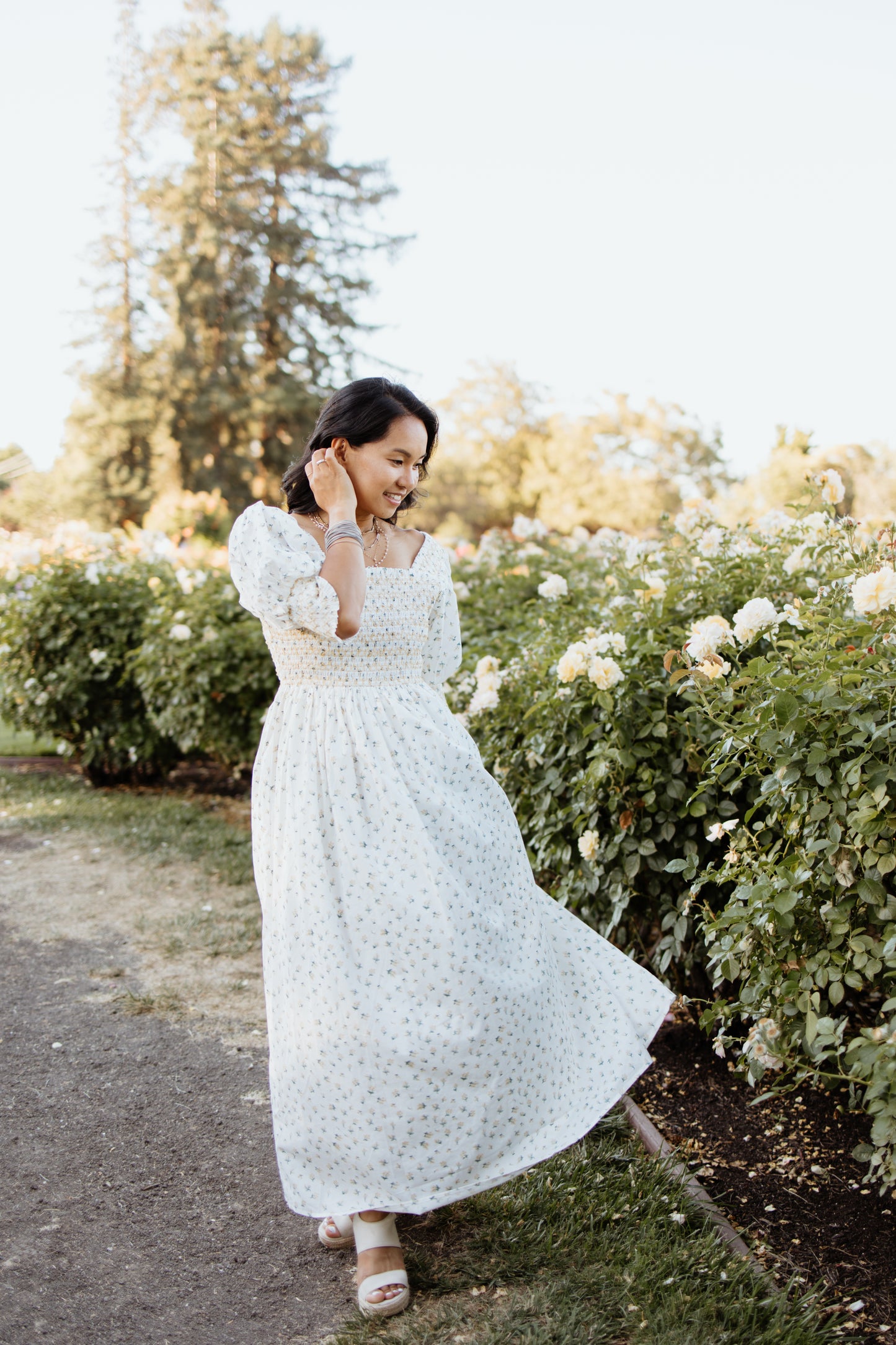 Sofia Embroidered Floral Dress