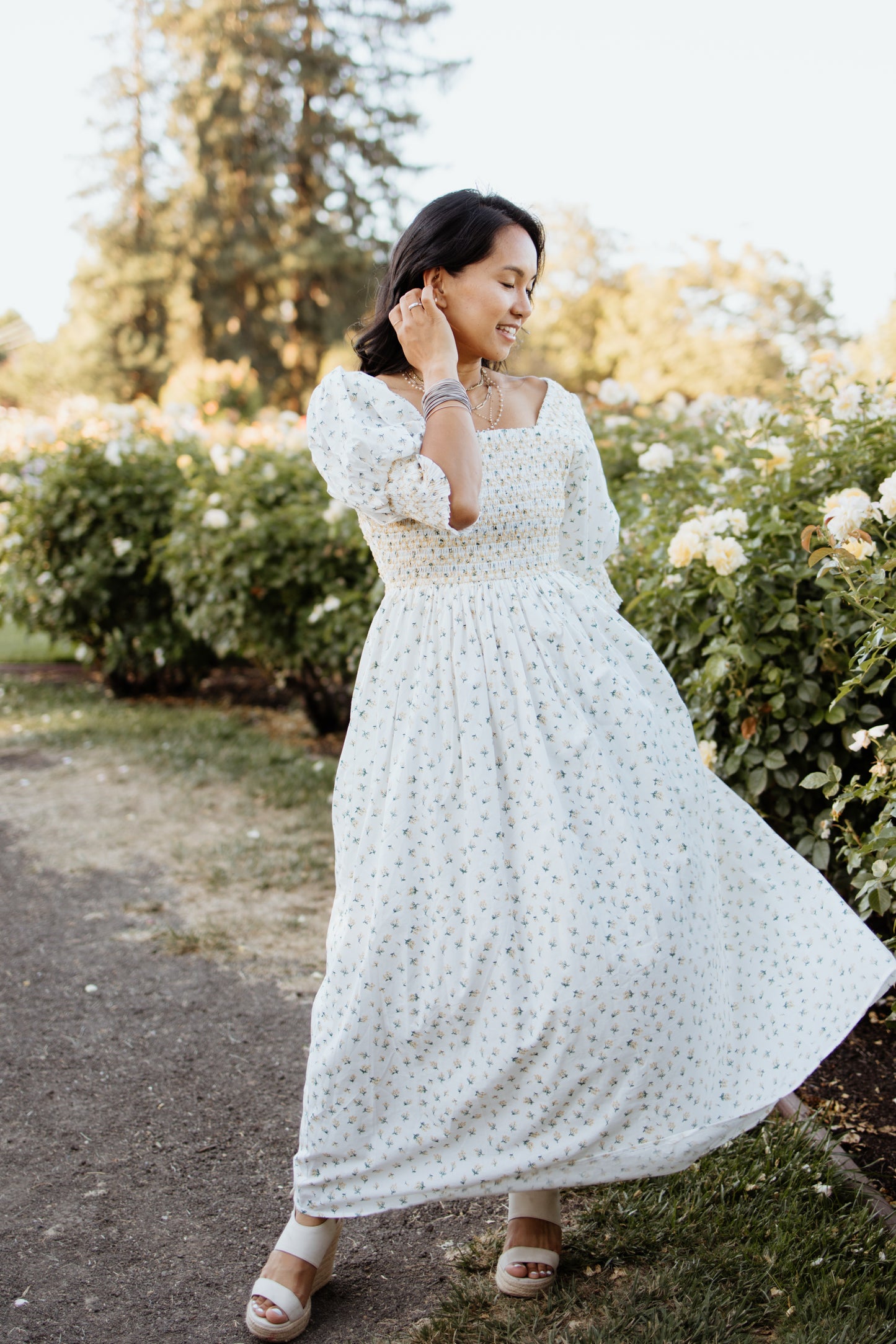 Sofia Embroidered Floral Dress