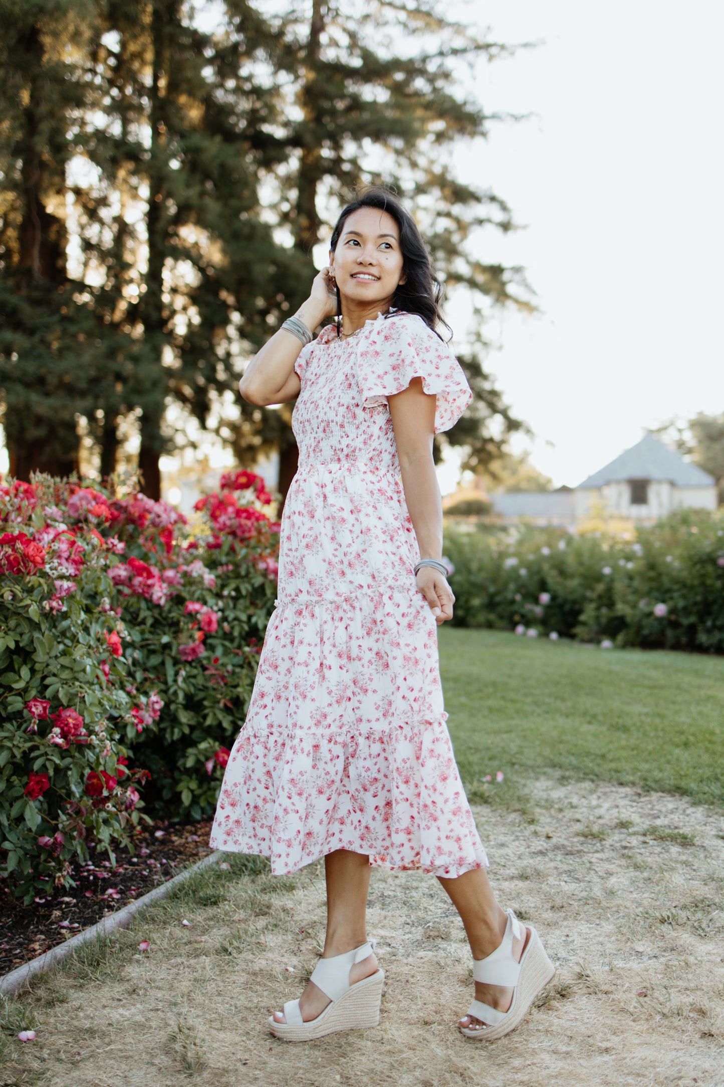 Oana Floral Midi Dress