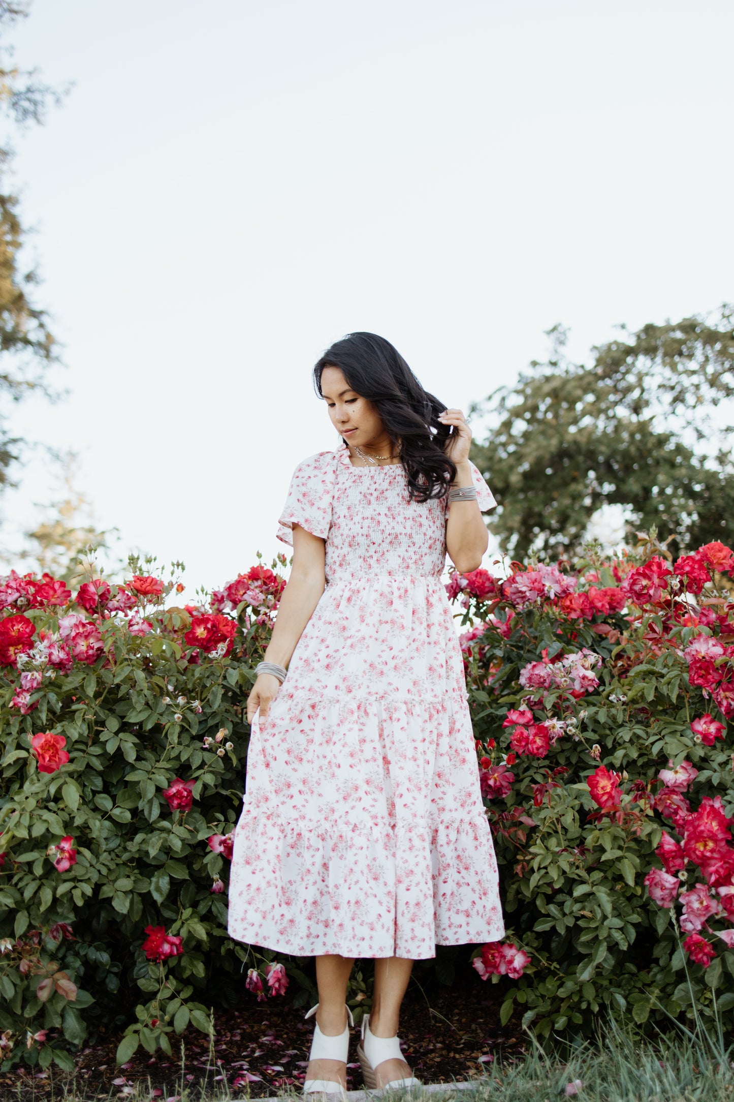 Oana Floral Midi Dress