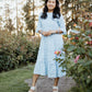 Dahlia Floral Midi  Dress