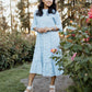 Dahlia Floral Midi  Dress