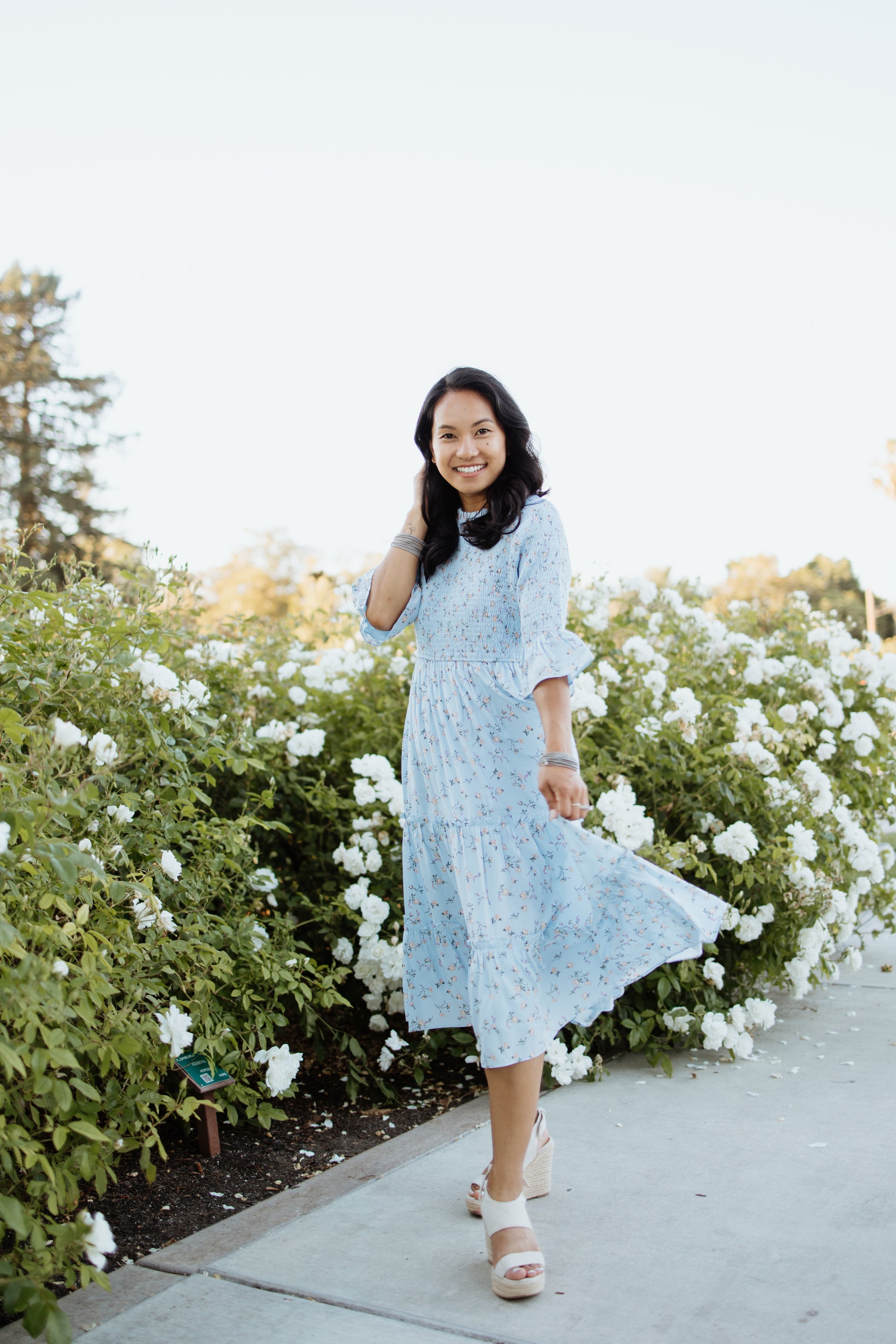Dahlia Floral Midi Dress