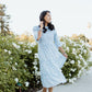 Dahlia Floral Midi  Dress
