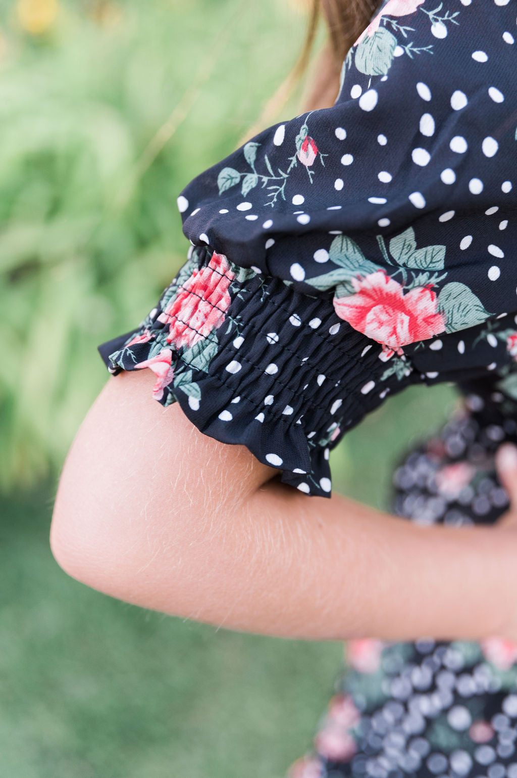 Sienna Girl Black Floral Dress