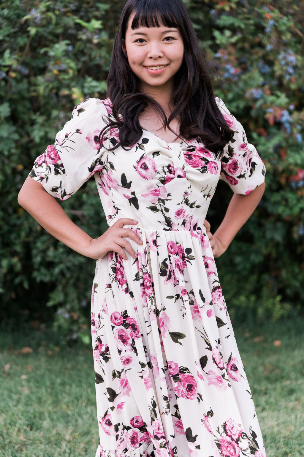 Catalina Floral Midi Dress