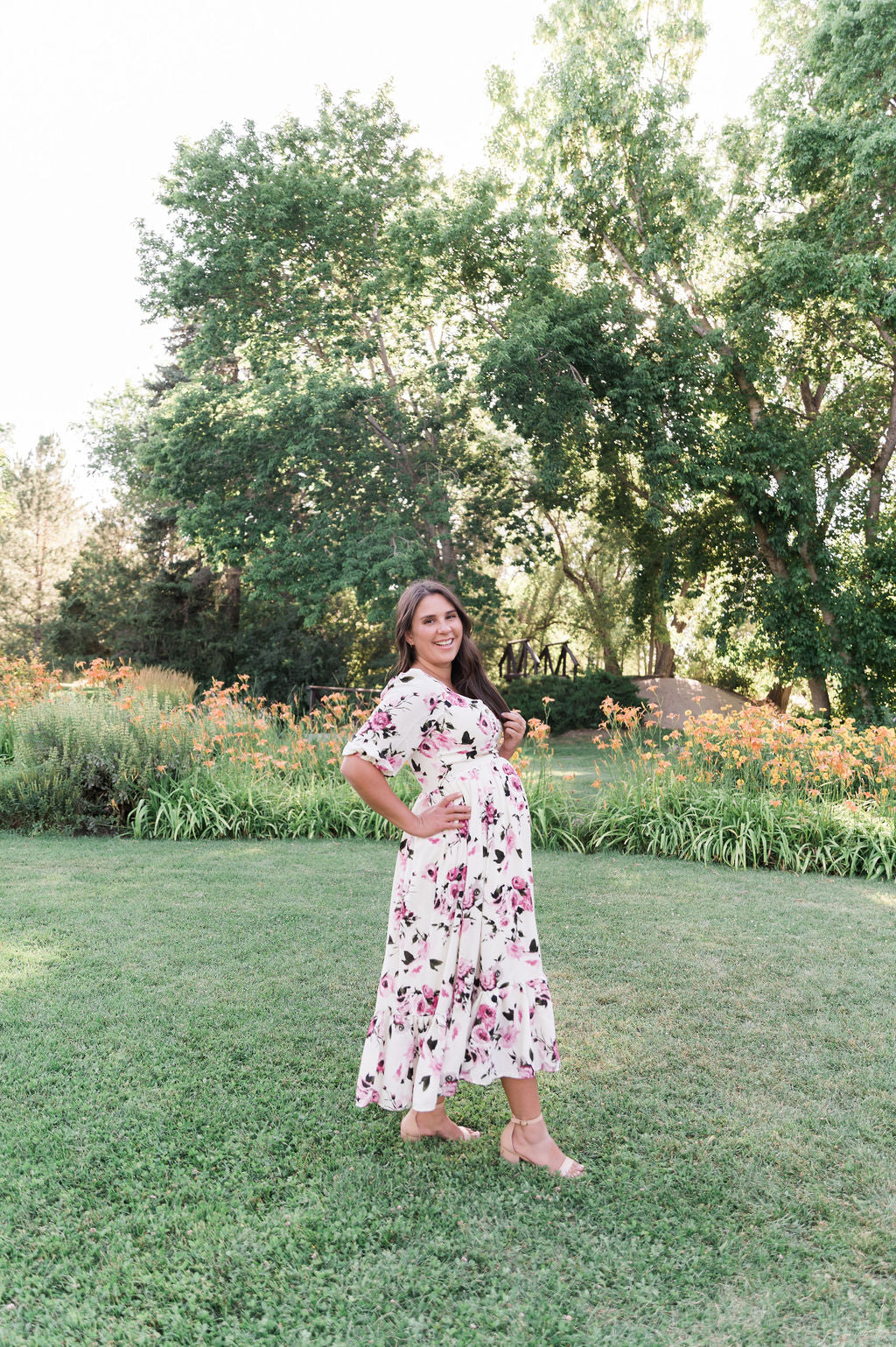 Catalina Floral Midi Dress