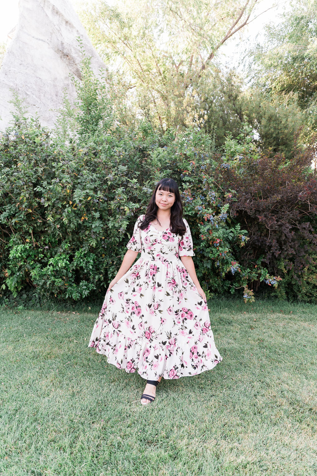 Catalina Floral Midi Dress