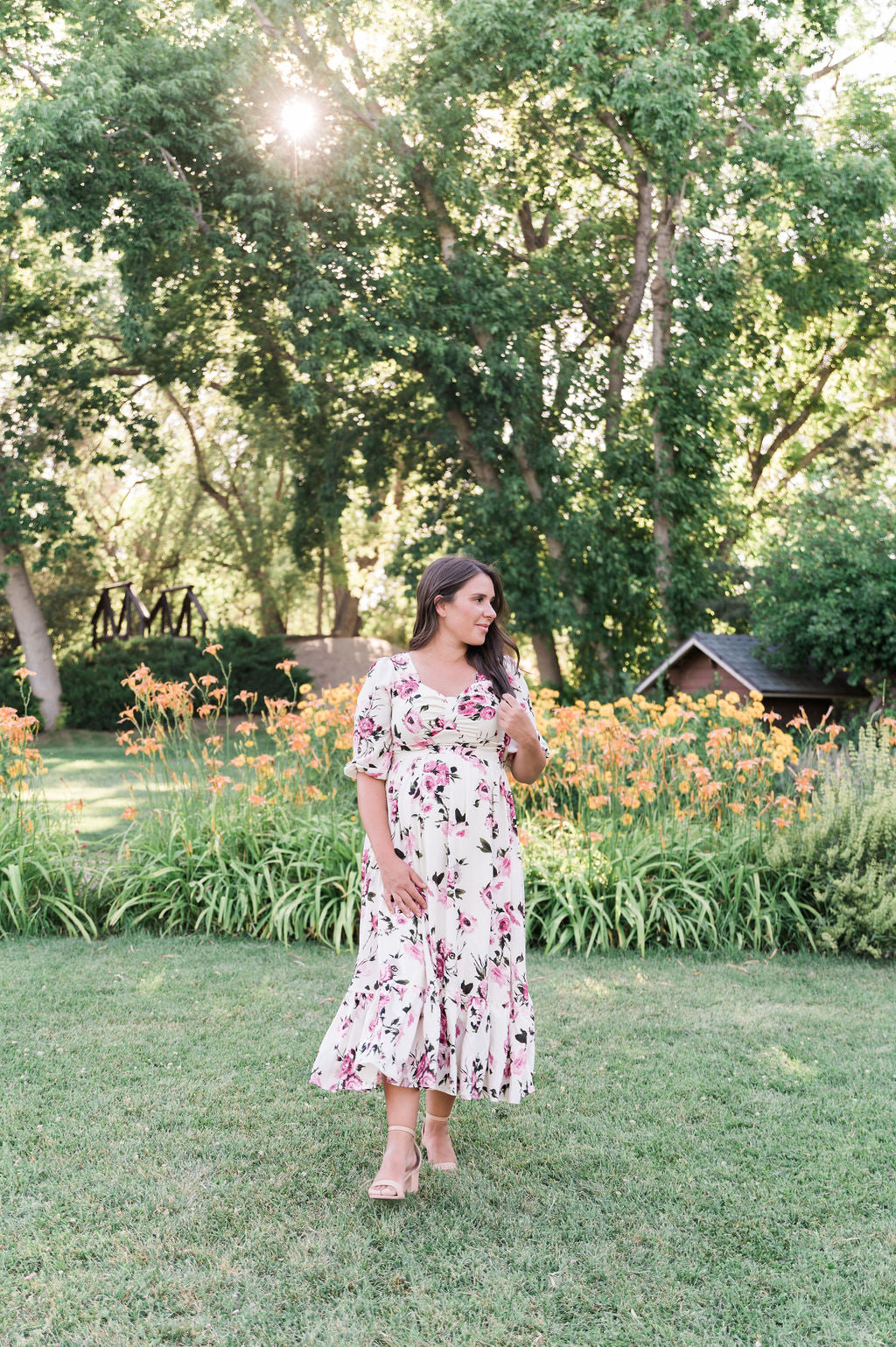 Catalina Floral Midi Dress