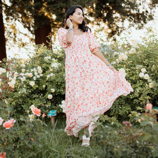 Women Floral Maxi Dress