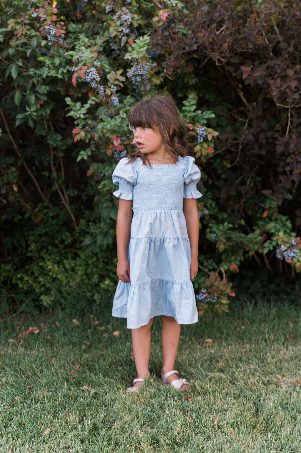 Girl Nadine Cotton Jacquard Dress