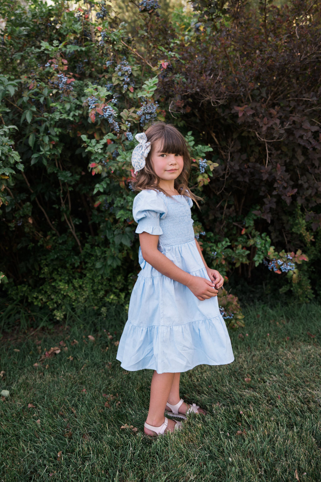 Girl Nadine Cotton Jacquard Dress