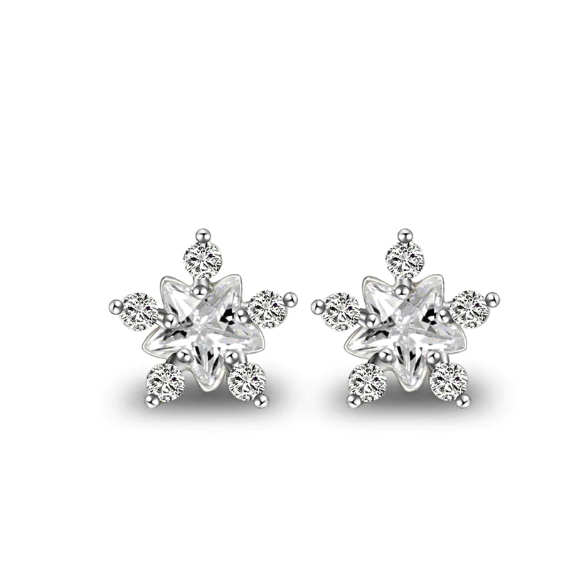 Mila Sterling Silver Stud Hypoallergenic Earrings