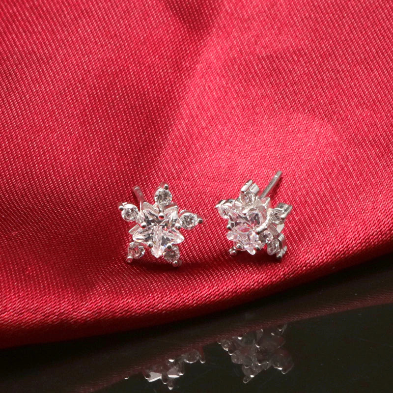 Mila Sterling Silver Stud Hypoallergenic Earrings