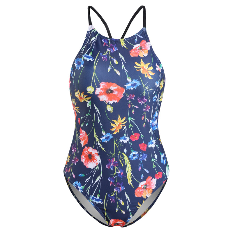 WILDFLOWERS PRINT ONE-PIECE SWIMSUIT