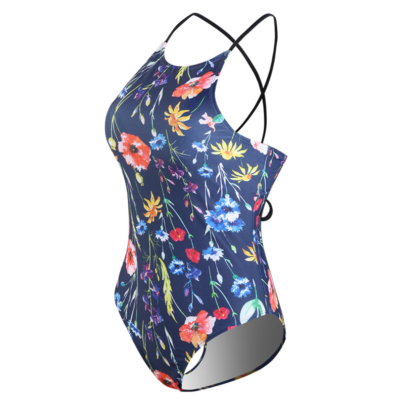 WILDFLOWERS PRINT ONE-PIECE SWIMSUIT