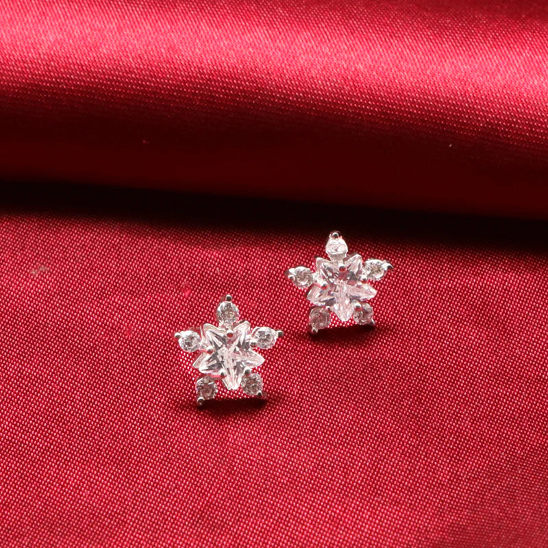 Mila Sterling Silver Stud Hypoallergenic Earrings