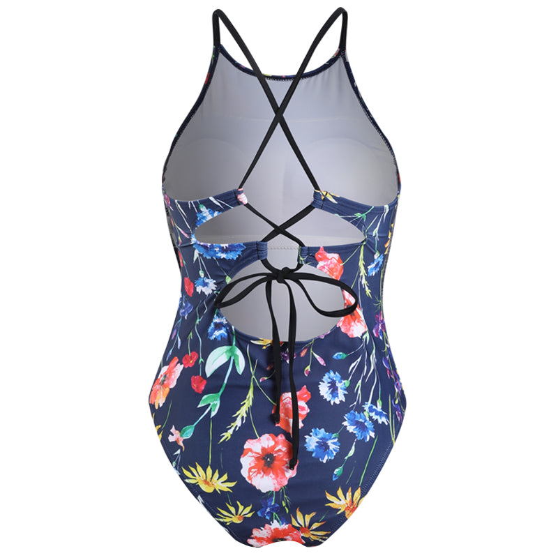 WILDFLOWERS PRINT ONE-PIECE SWIMSUIT