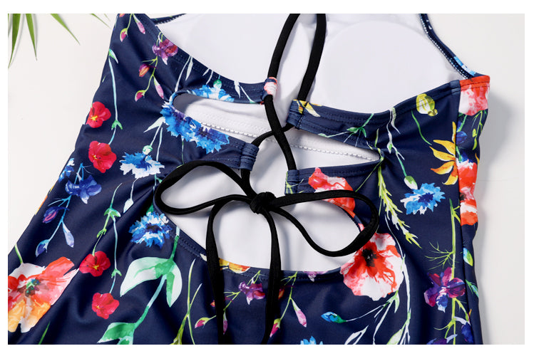 WILDFLOWERS PRINT ONE-PIECE SWIMSUIT